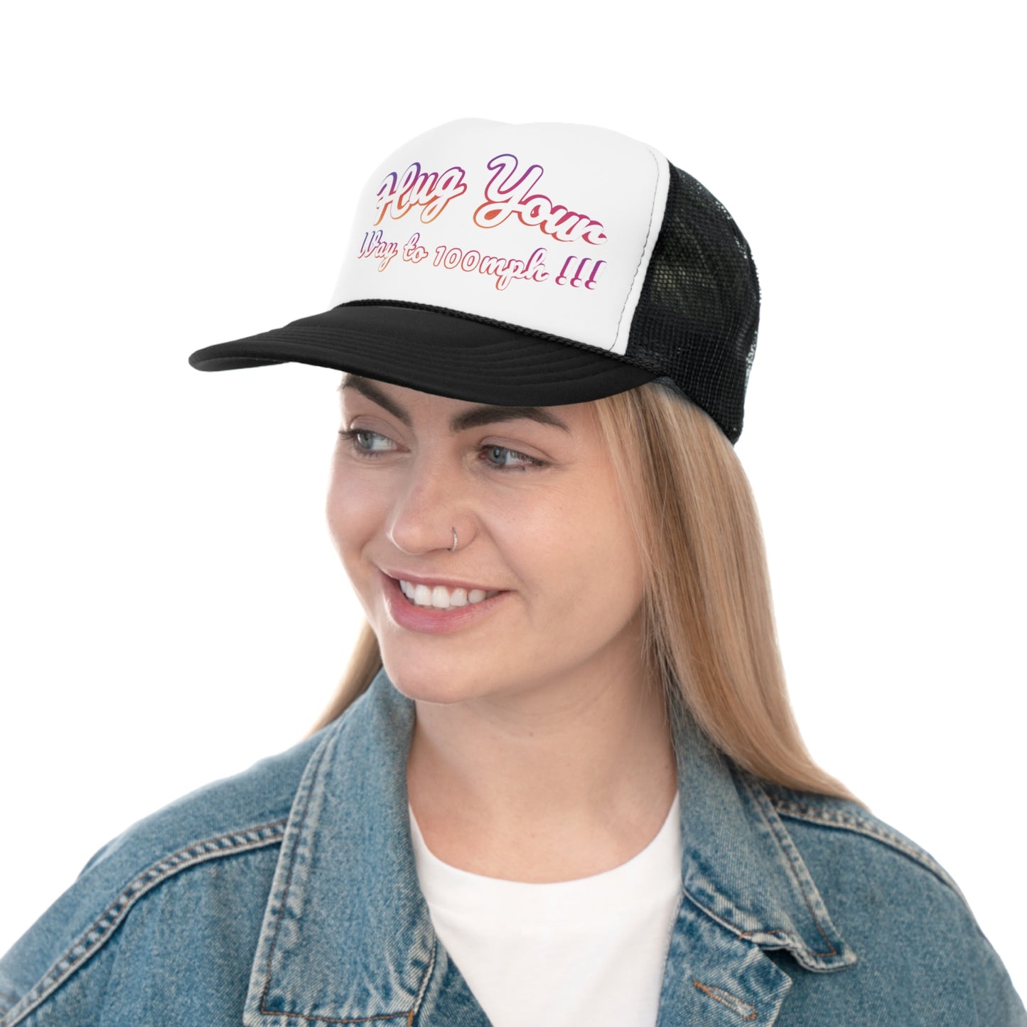 Hug Your Way to 100mph! Trucker Cap