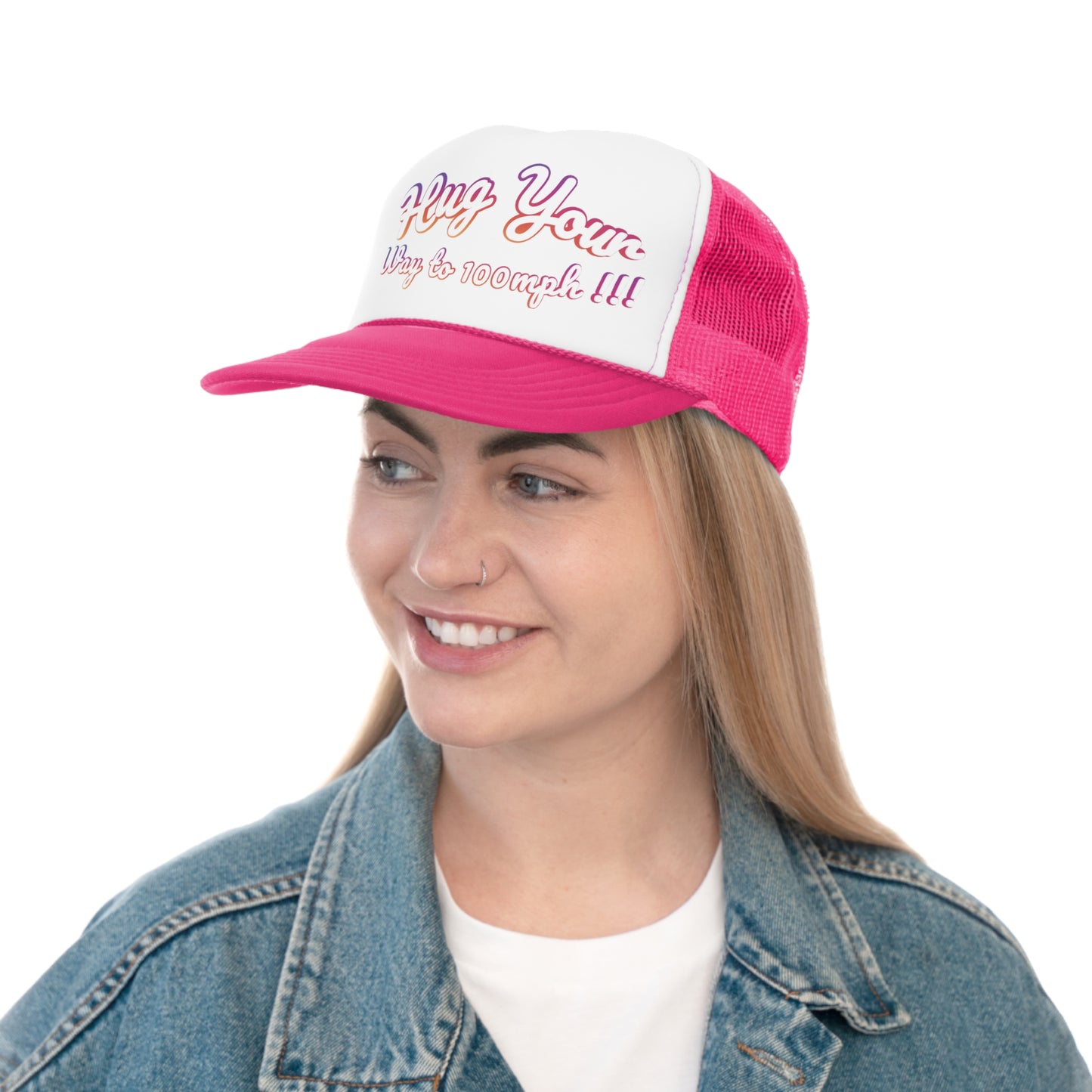 Hug Your Way to 100mph! Trucker Cap