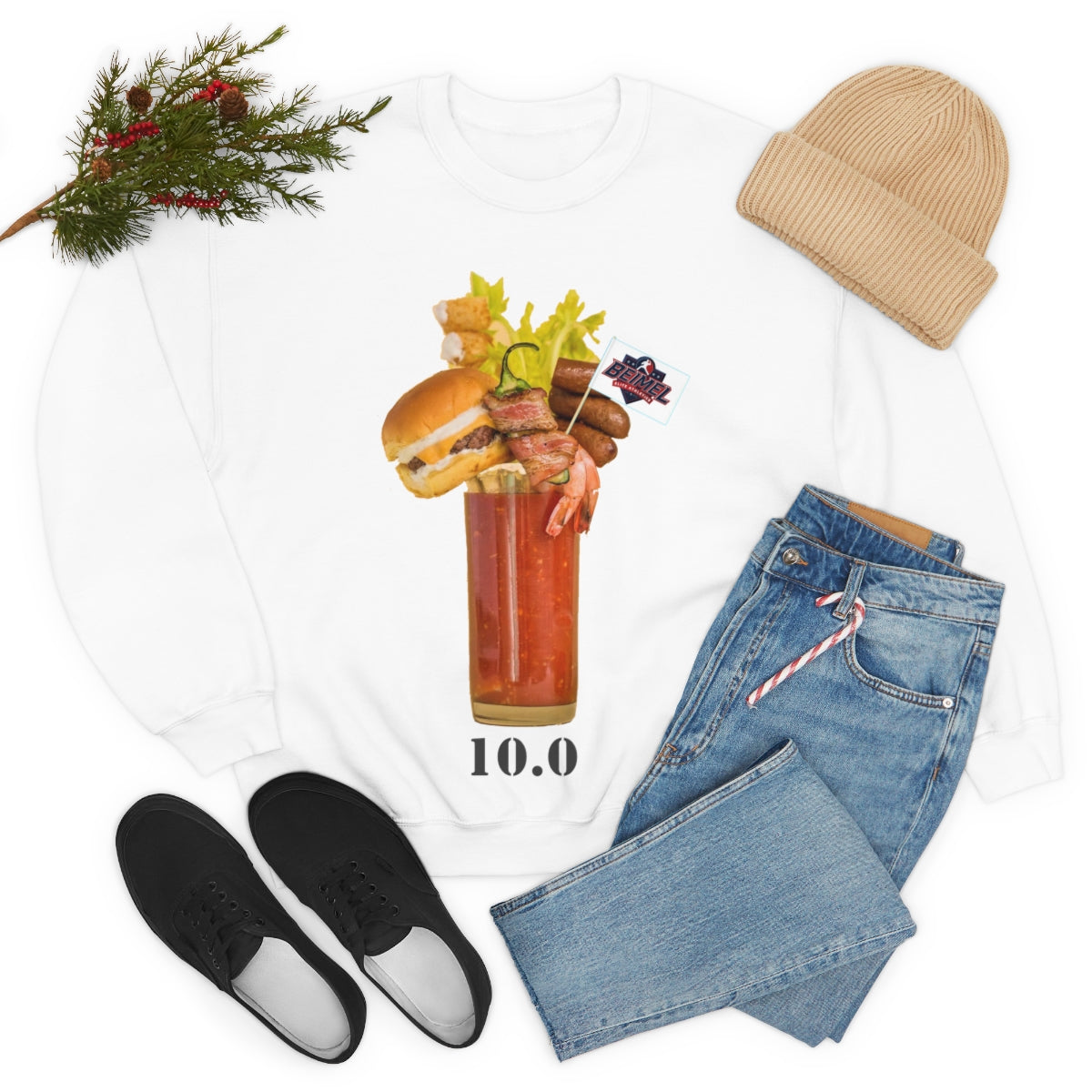 Beimel Bloody Marry 10.0 Unisex Heavy Blend™ Crewneck Sweatshirt