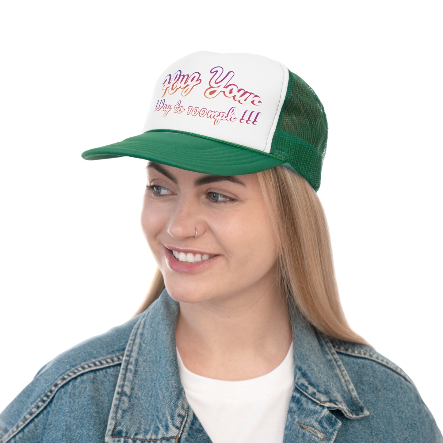 Hug Your Way to 100mph! Trucker Cap